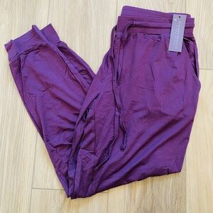 NWT Burgundy Plum Everyday Lounge Jogger by Kindred Bravely - S